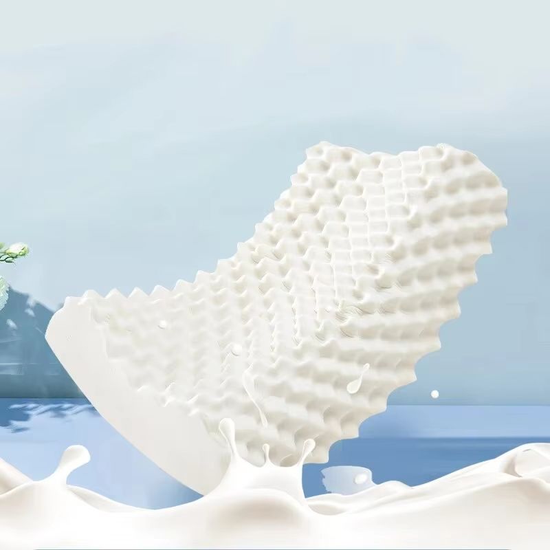 Thai Natural Latex Pillow  Orthopedic Cervical Memory Support For Restful Sleep 7
