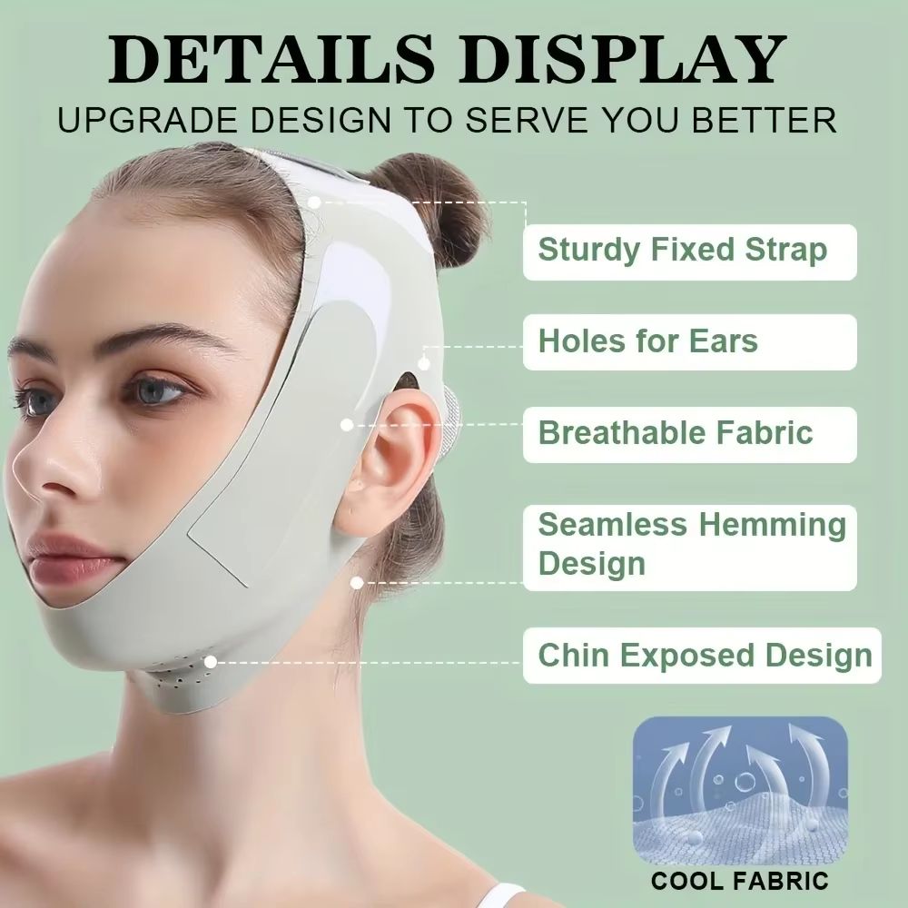 VLine Face Slimming Bandage  Reusable Chin And Cheek Lifting Strap For Women 2