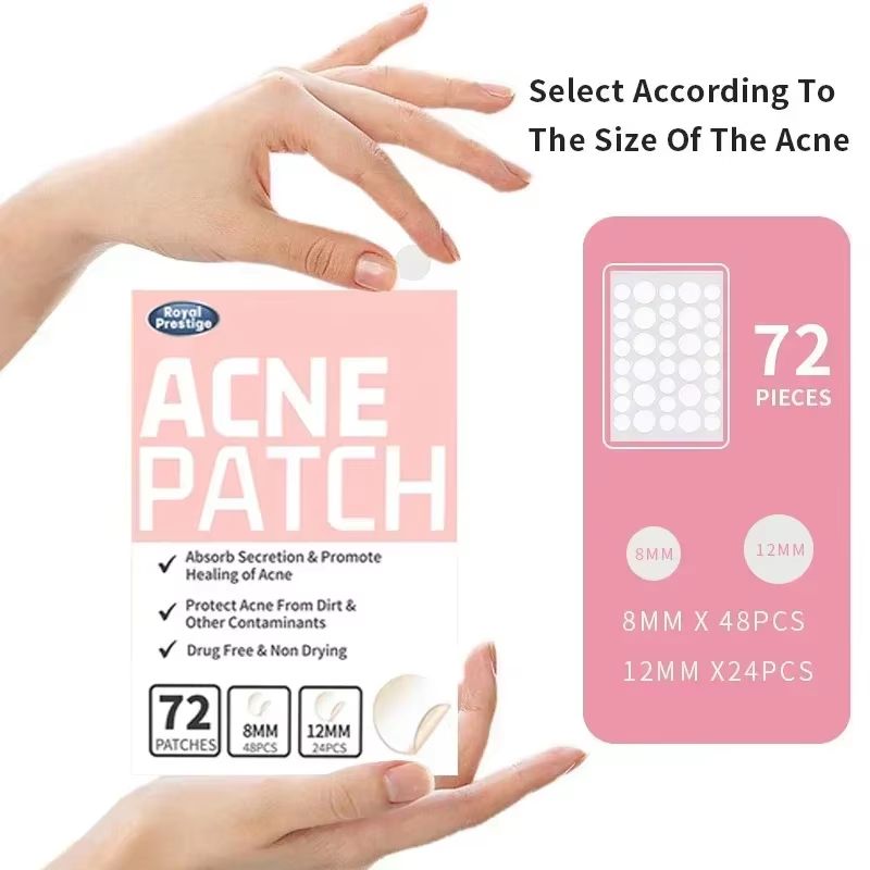 Invisible Hydrocolloid Acne Patches  Waterproof Pimple Removal  Spot Repair Stickers 72180pcs 3