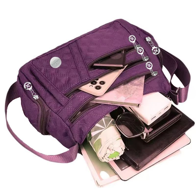 Oxford Cloth Crossbody Bag  MultiCompartment Travel Shoulder Bag For Women 3