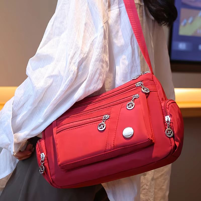 Oxford Cloth Crossbody Bag  MultiCompartment Travel Shoulder Bag For Women 4
