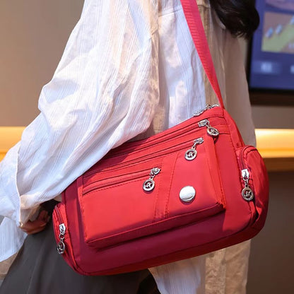 Oxford Cloth Crossbody Bag  MultiCompartment Travel Shoulder Bag For Women 4