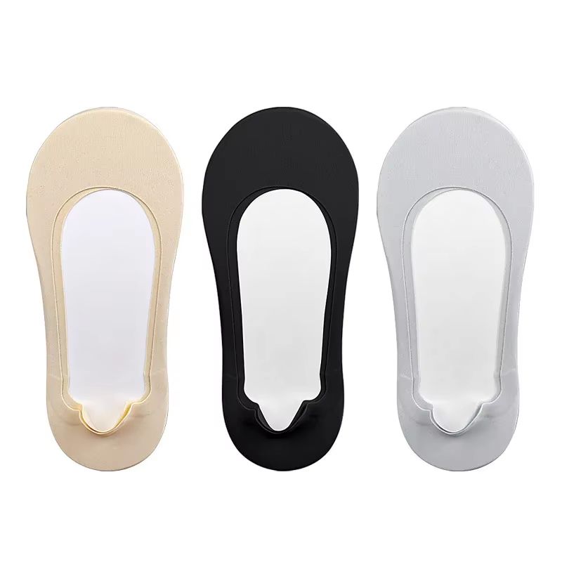 Womens Plantar Fasciitis Insole Socks  Invisible Shock Absorbing NonSlip Shoe Pads 4