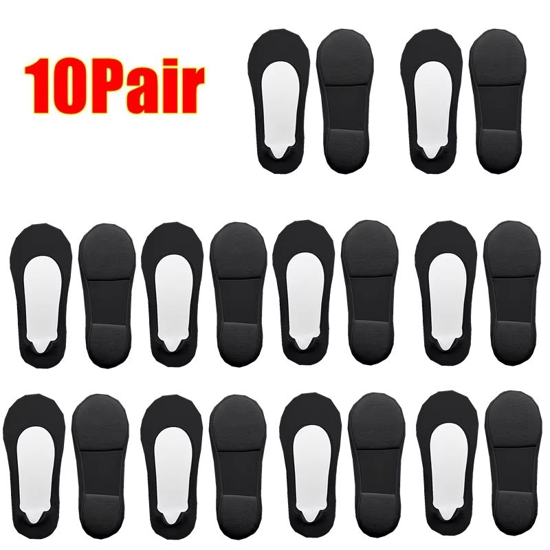Womens Plantar Fasciitis Insole Socks  Invisible Shock Absorbing NonSlip Shoe Pads 12