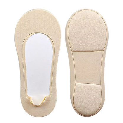 Womens Plantar Fasciitis Insole Socks  Invisible Shock Absorbing NonSlip Shoe Pads 16