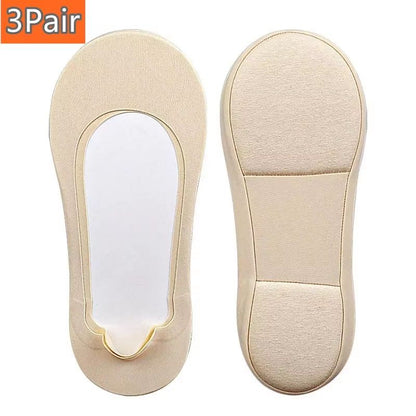 Womens Plantar Fasciitis Insole Socks  Invisible Shock Absorbing NonSlip Shoe Pads 8