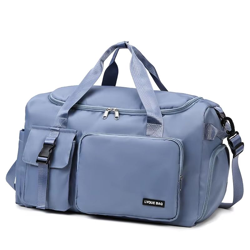 Womens Sports Gym Bag  Waterproof Travel Duffel With Dry Wet Separation  Crossbody Strap 10
