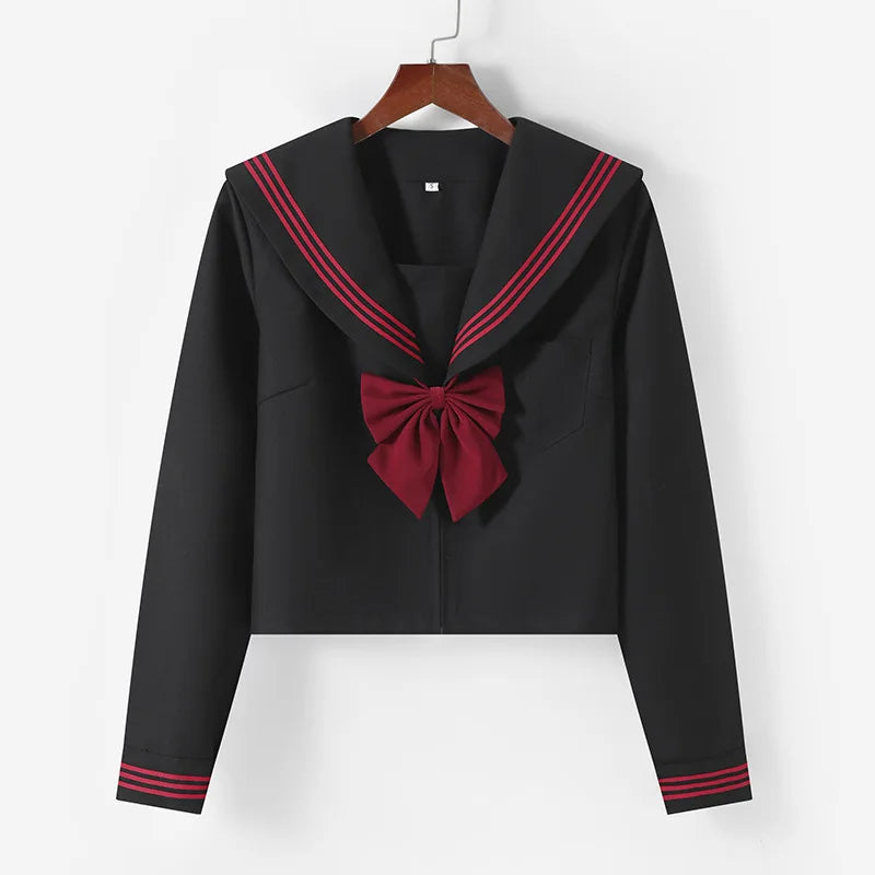 Authentic Japanese JK School Uniform Orthodox Sailor Suit Cosplay Costume Anime Outfit Set With Top 5
