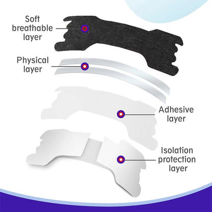 Extra Strength AntiSnoring Nose Strips  Black Nasal Strips For Better Sleep 306090 Pcs 3