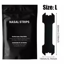 Extra Strength AntiSnoring Nose Strips  Black Nasal Strips For Better Sleep 306090 Pcs 6