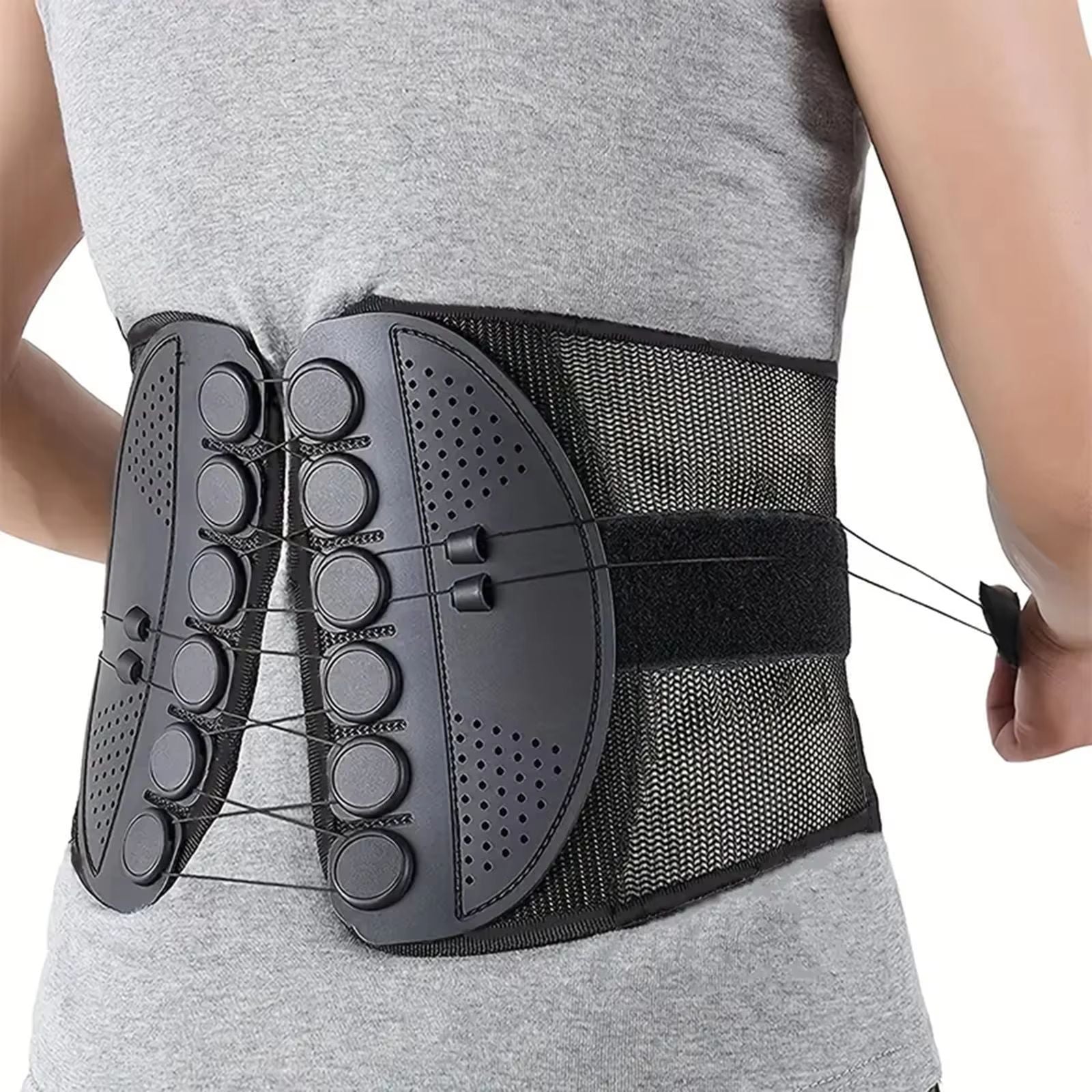 Unisex Lumbar Support Belt – Breathable Back Brace for Posture Correction & Waist Protection