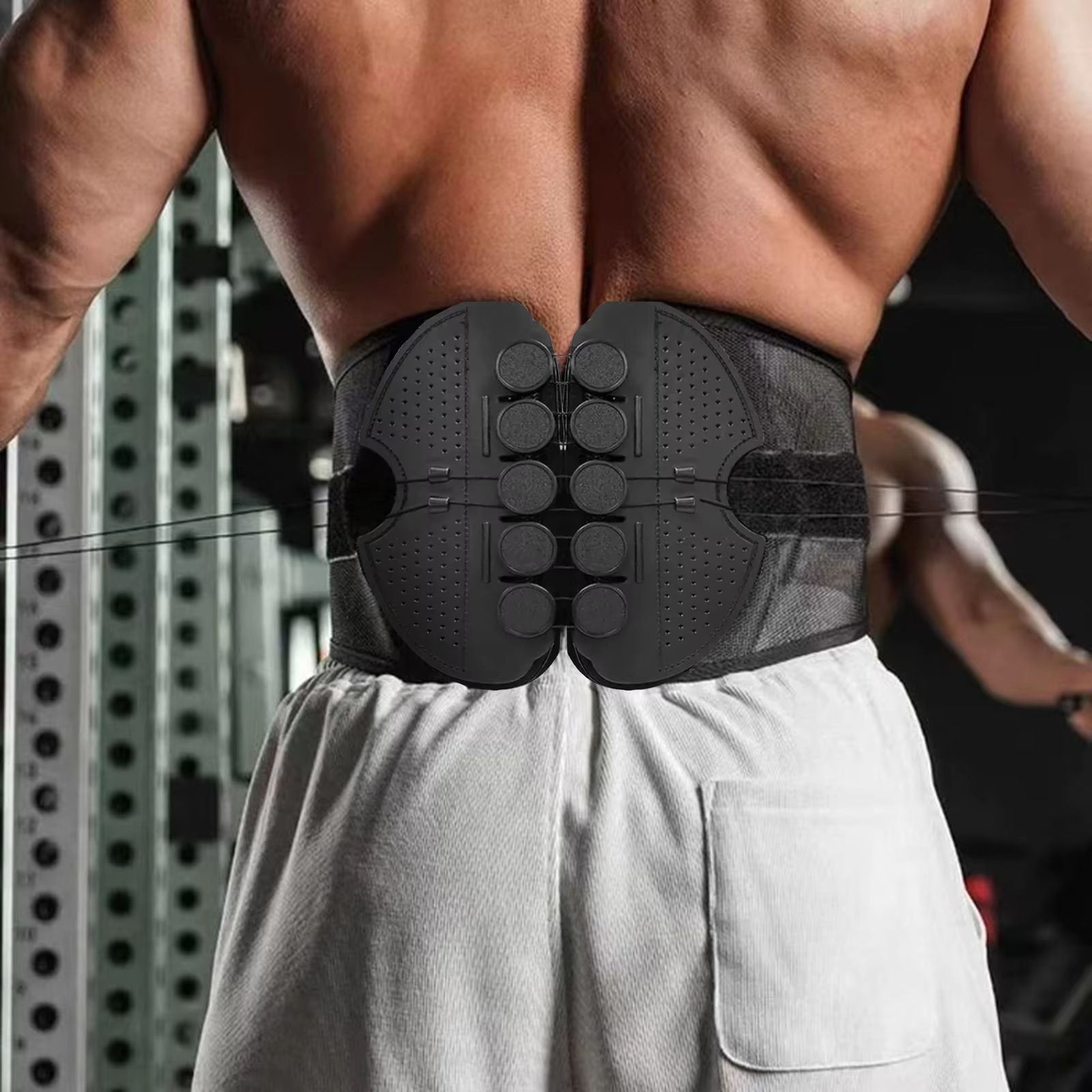 Unisex Lumbar Support Belt  Breathable Back Brace For Posture Correction  Waist Protection 1