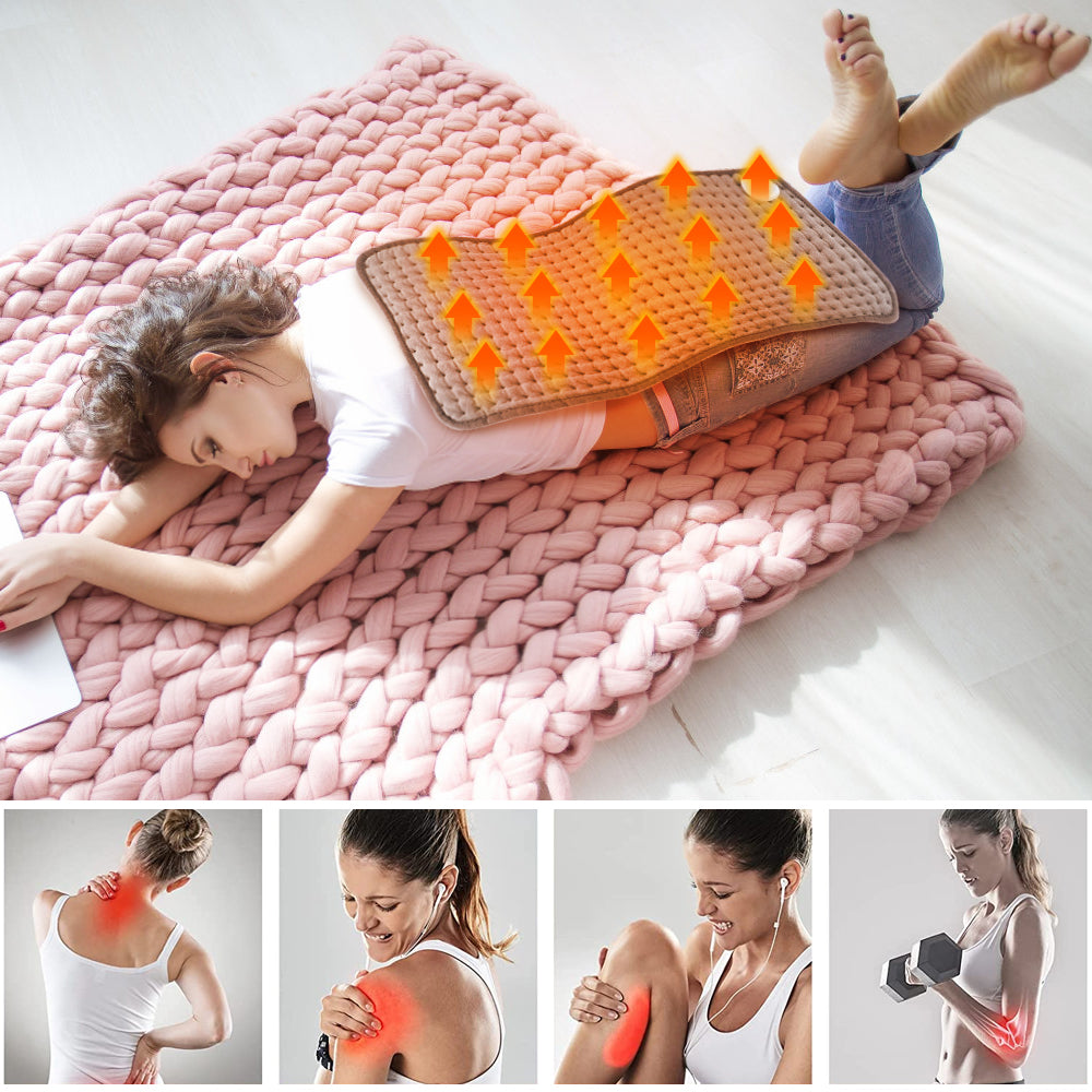 Back Thermal Blanket Waist Abdomen Electric Heating Pad, Pain Relief, Keep Warm Foot Hand Warmer Sheet