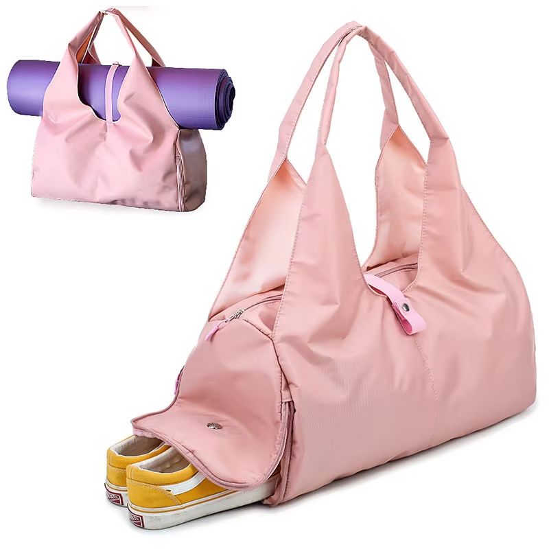 Yoga Mat Gym Bag – Multifunctional Nylon Sports Duffel for Fitness, Travel & Training