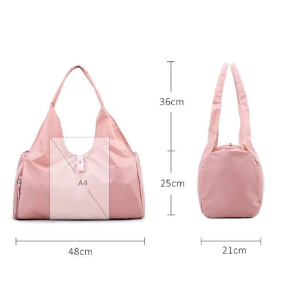 Yoga Mat Gym Bag  Multifunctional Nylon Sports Duffel For Fitness Travel  Training 4