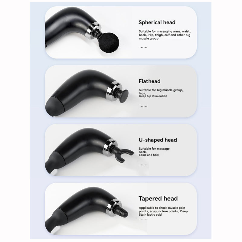 Electric Massage Hammer Home Handheld Smart Curved Hook Fascia Gun Back Artifact Electric Fascia Gu 4