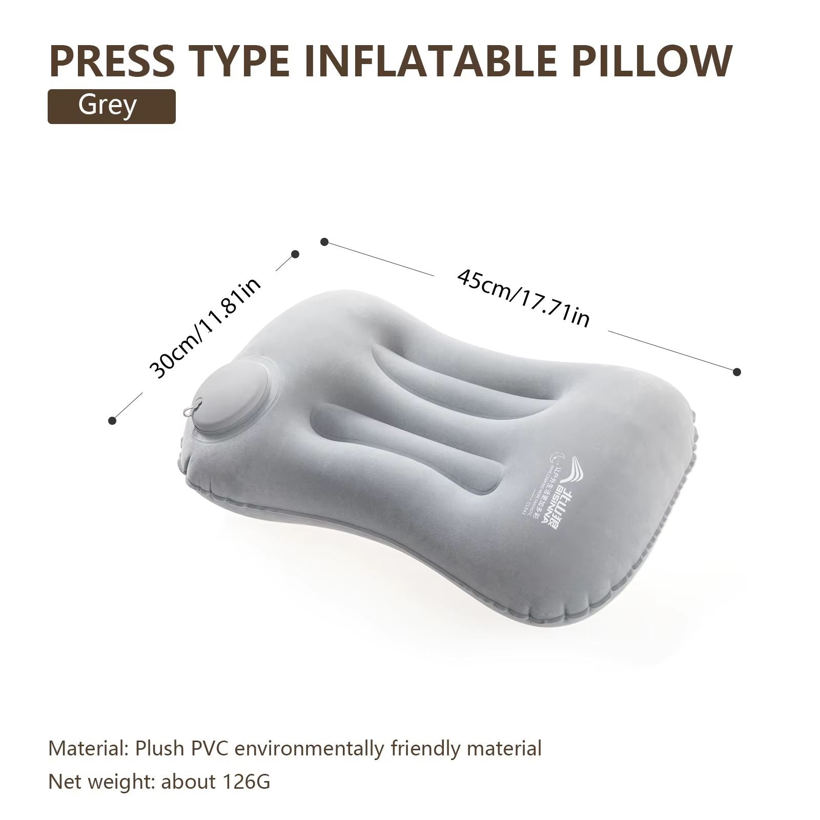 BISINNA Inflatable Camping Pillow  Ultralight Travel Air Pillow For Neck  Lumbar Support 6