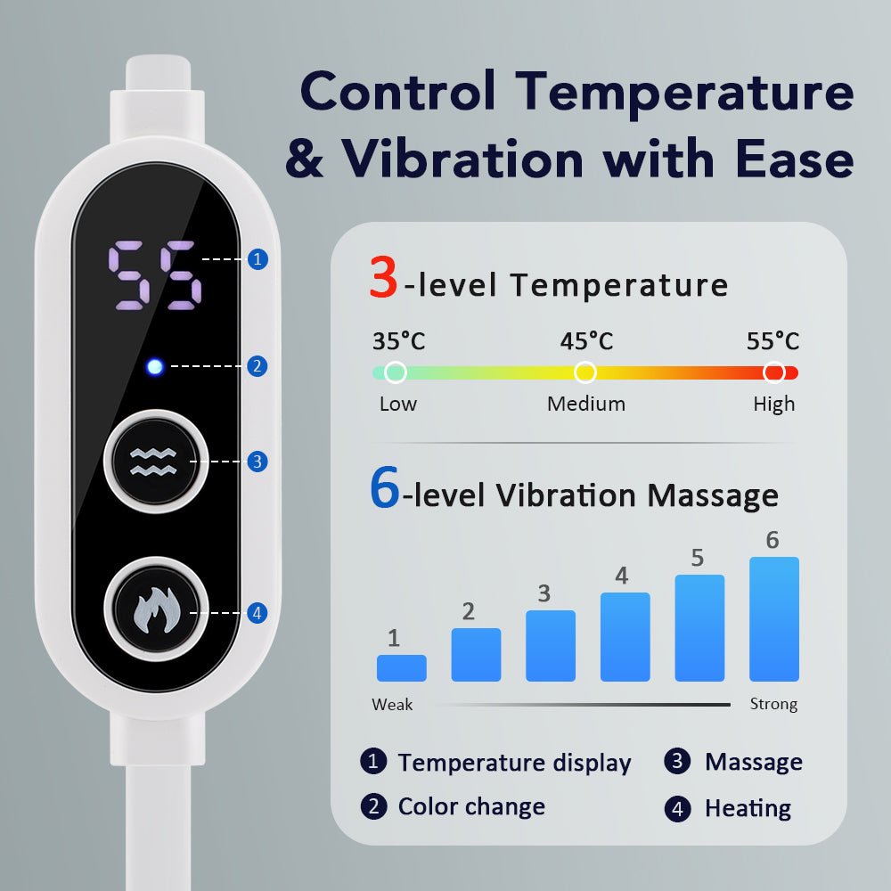 Vibration Heated Eye Mask USB Charging, Relieve Eye Fatigue Warm Sleep Shade, Dry Eyes Massage Eye Mask for Home Office