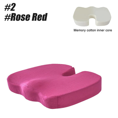 Coccyx Orthopedic Memory Foam U Seat, Office Chair Cushion, Massage Cushion Pad for Car & Chair