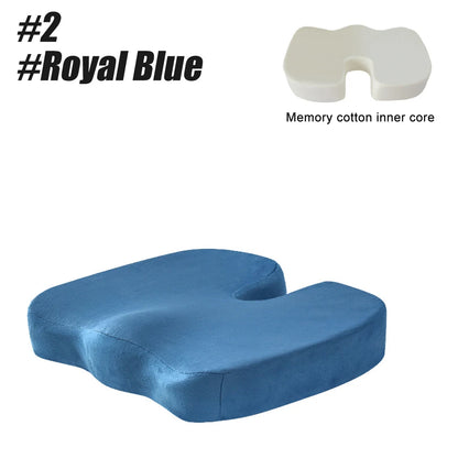 Coccyx Orthopedic Memory Foam U Seat, Office Chair Cushion, Massage Cushion Pad for Car & Chair