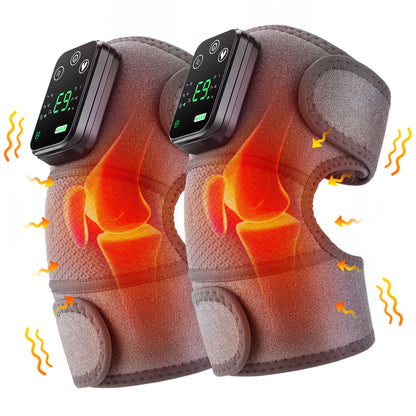 3 in 1 Massager for Shoulder Elbow Hot Compress, Electric Heated Vibration Knee Massage Pad Muscle Relaxation Thermal