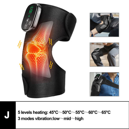 3 in 1 Massager for Shoulder Elbow Hot Compress, Electric Heated Vibration Knee Massage Pad Muscle Relaxation Thermal