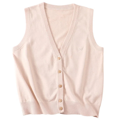 JK Uniform Knit Vest Gyaru School Cardigan Girls Preppy Sweater Vest For High School Class Autumn F 15