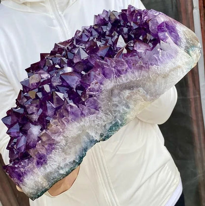 Natural Amethyst Quartz Crystal Cluster For Healing And Home Decoration 5
