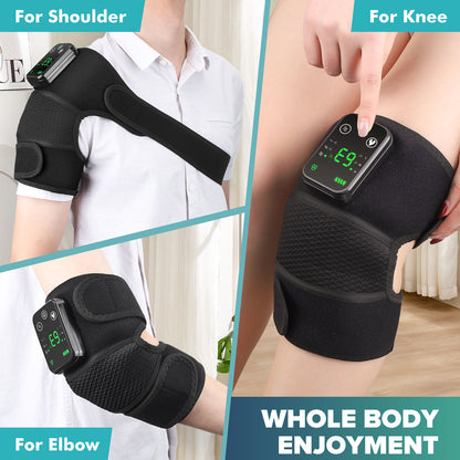 Blood Circulation Health Care, Warm Knee Shoulder Elbow Massager, Motorcycle Knee Pads Brace