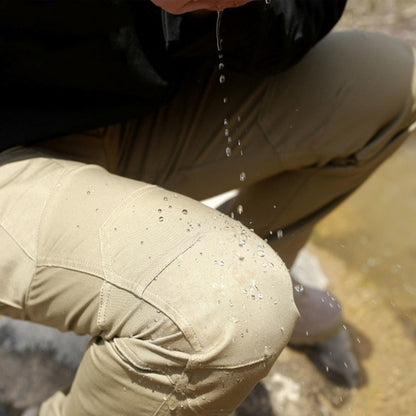 Lightweight Mens Summer Tactical Cargo Pants Casual Waterproof Trousers Durable MultiPocket Outdoor 1