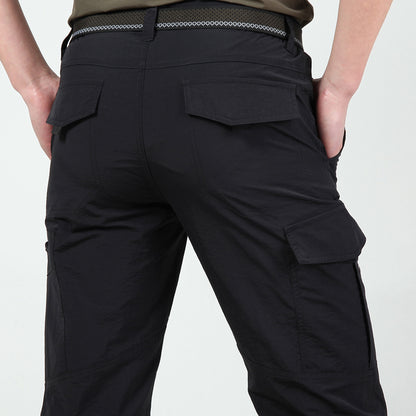 Lightweight Mens Summer Tactical Cargo Pants Casual Waterproof Trousers Durable MultiPocket Outdoor 5