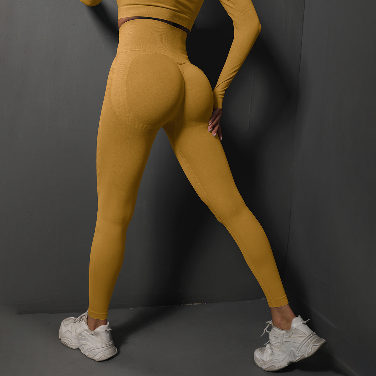 Seamless High Waist Yoga Leggings Women Push Up Sport Leggings Fitness Running Yoga Pants Hip Lift  2