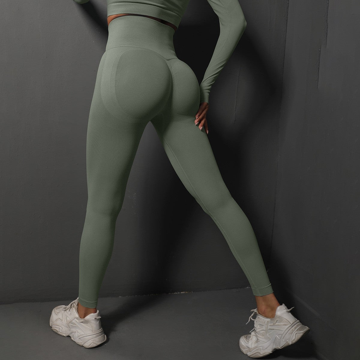 Seamless High Waist Yoga Leggings Women Push Up Sport Leggings Fitness Running Yoga Pants Hip Lift  3