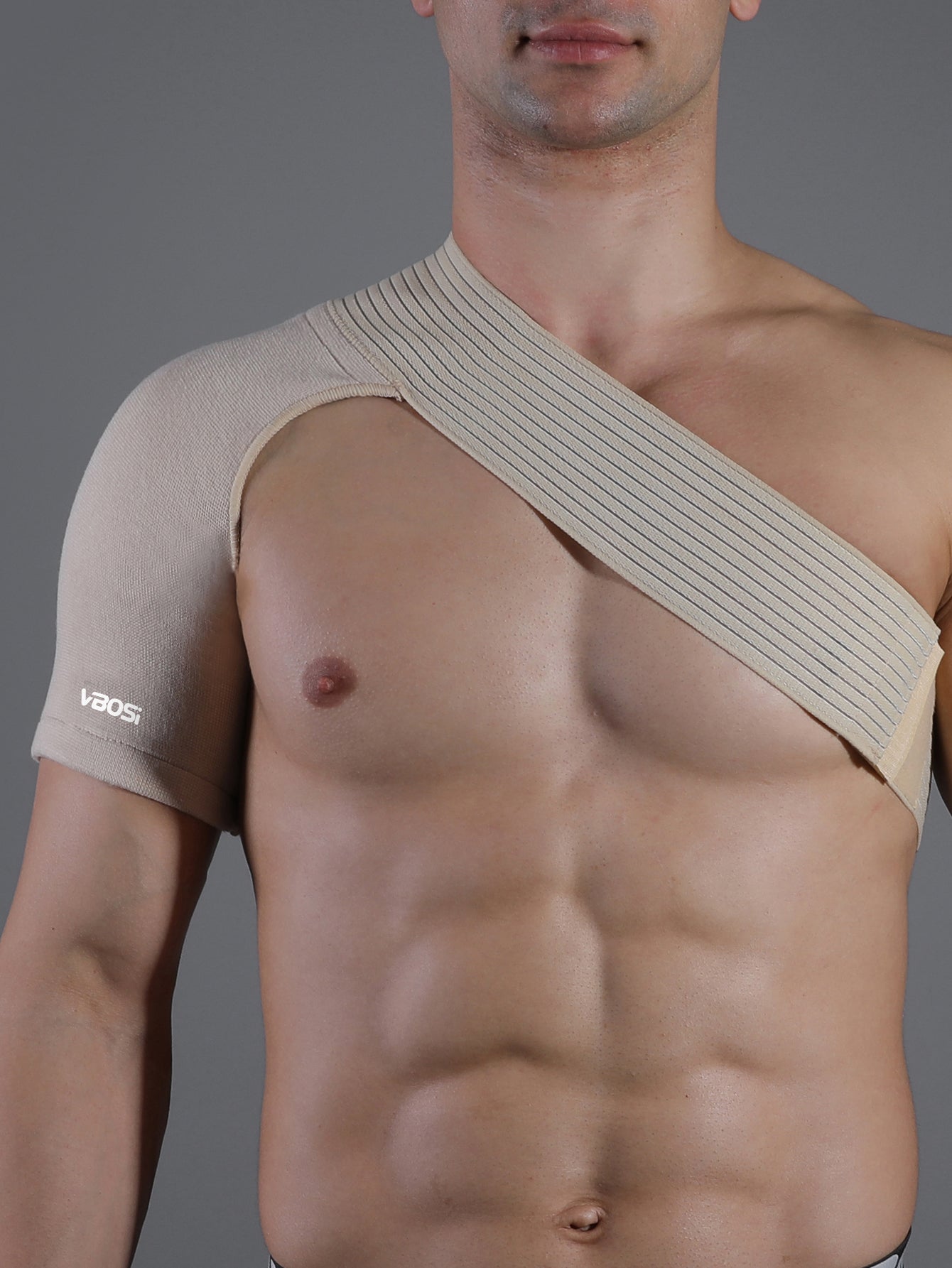 1 Piece Upper Back Brace, Elastic Shoulder Support with Adjustable Straps for Shoulder Pain Relief