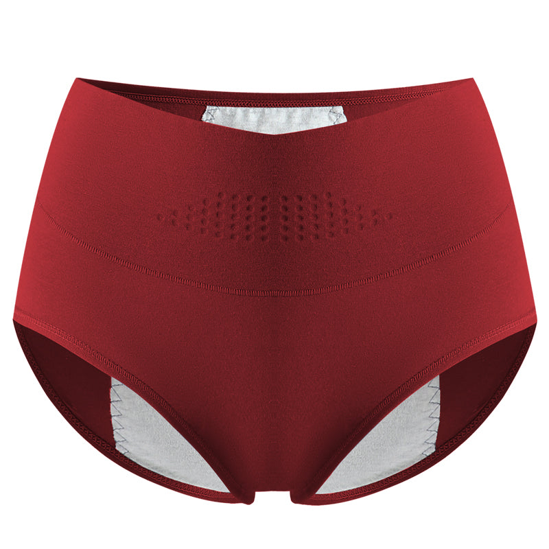High Waist Leak Proof Menstrual Womens Panties Widen Period Cotton Underwear Physiological Female B 7