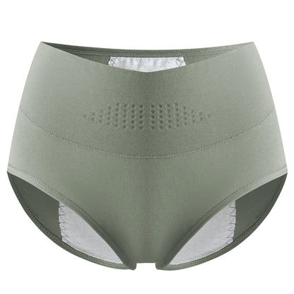 High Waist Leak Proof Menstrual Womens Panties Widen Period Cotton Underwear Physiological Female B 8