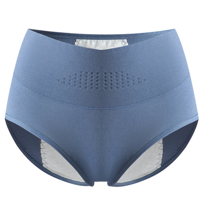 High Waist Leak Proof Menstrual Womens Panties Widen Period Cotton Underwear Physiological Female B 6
