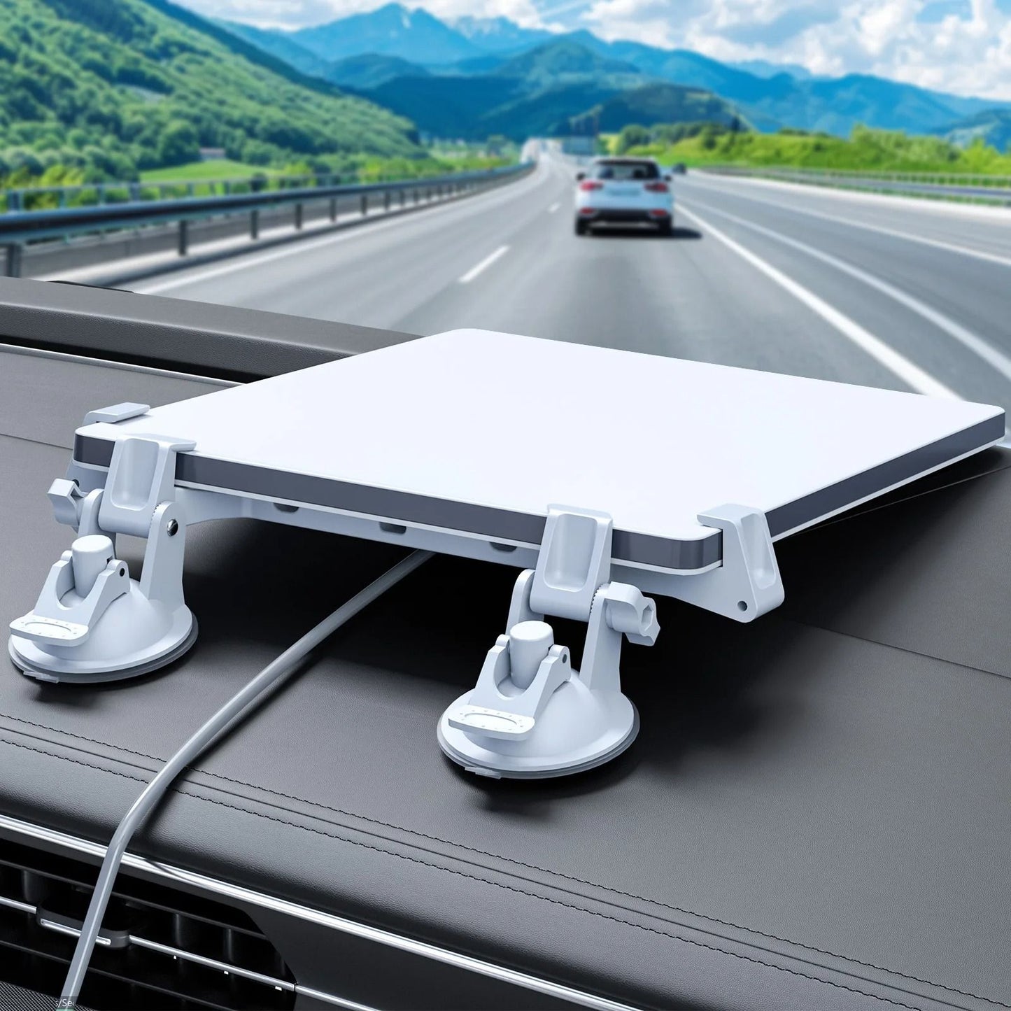 Travel Suction Cup Mount Bracket for Mini Satellite Setup
