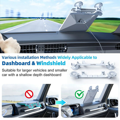 Travel Suction Cup Mount Bracket For Mini Satellite Setup 2