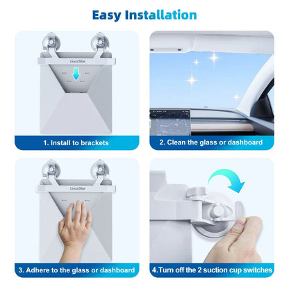 Travel Suction Cup Mount Bracket For Mini Satellite Setup 4