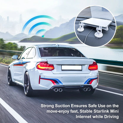 Travel Suction Cup Mount Bracket For Mini Satellite Setup 5