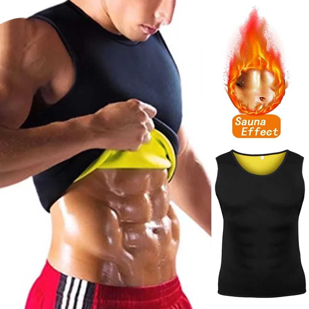 Mens Sauna Training Vest with Slimming Effect
