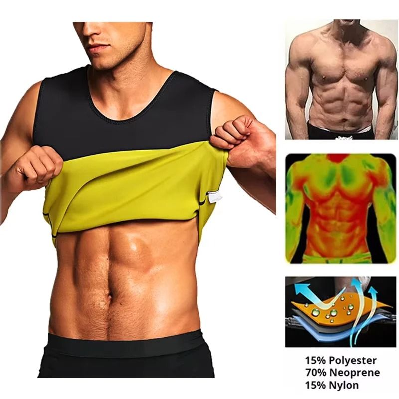 Mens Sauna Training Vest With Slimming Effect 3