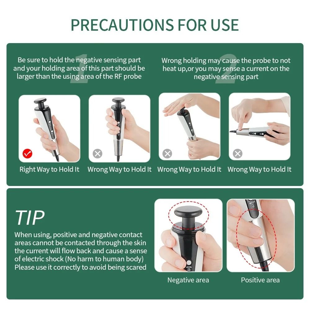 448KHz High Frequency RF Skin Tightening And Facial Lifting Device 6