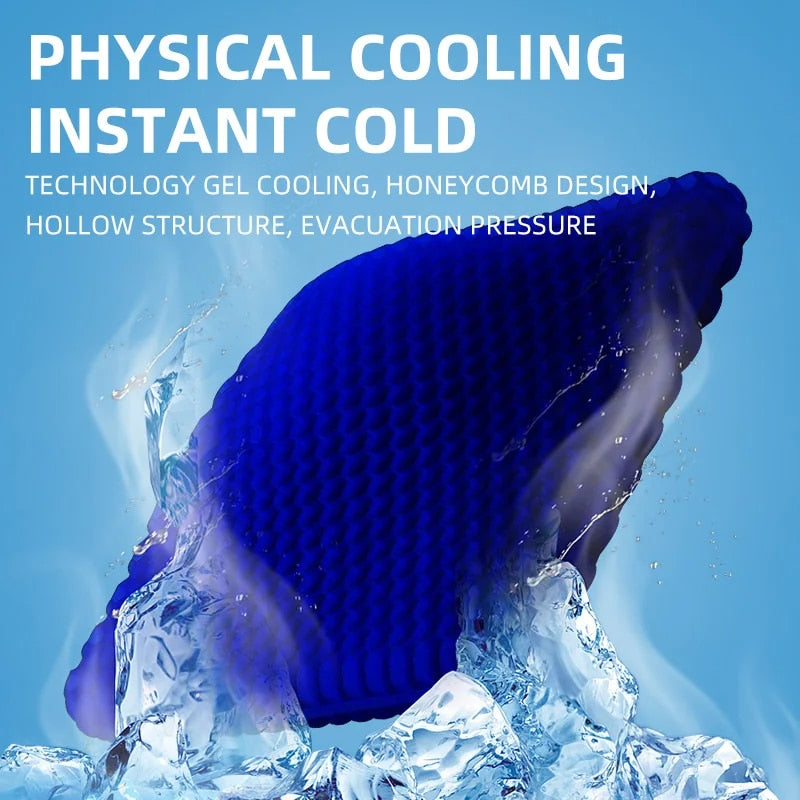 Summer Breathable Honeycomb Gel Seat Cushion, Relieves Tailbone Pain Back Pressure, for Home Office Wheelchair Car Seats