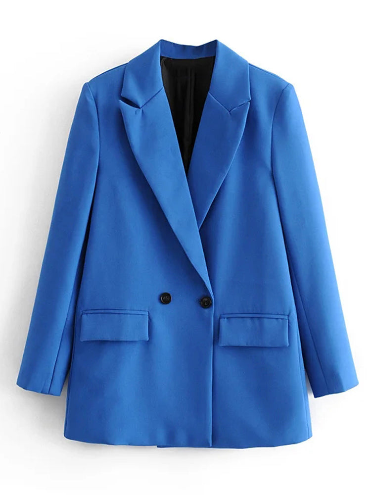TRAF Womens Blazer Fashion Office Wear Jacket Outerwear Coat 2