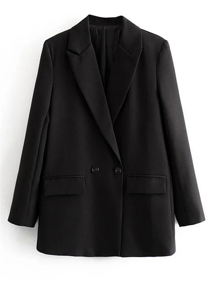 TRAF Womens Blazer Fashion Office Wear Jacket Outerwear Coat 4