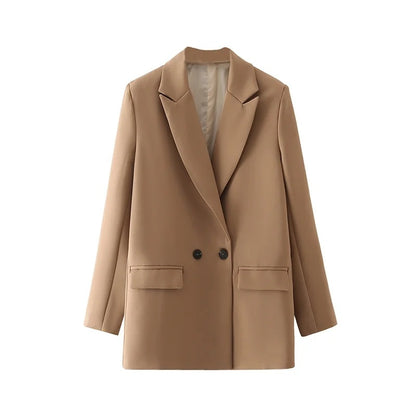 TRAF Womens Blazer Fashion Office Wear Jacket Outerwear Coat 6