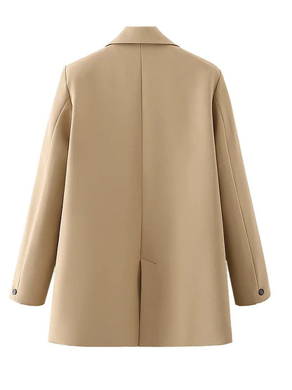 TRAF Womens Blazer Fashion Office Wear Jacket Outerwear Coat 5