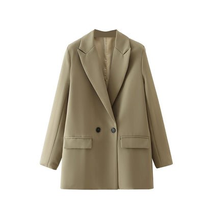 TRAF Womens Blazer Fashion Office Wear Jacket Outerwear Coat 7